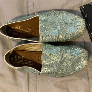 Glittered Toms shoes